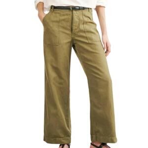 NEW NILI LOTAN leon boy pants in olive in olive